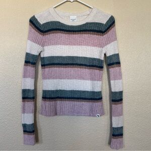 Abercrombie Kids Multicolor Striped Crew Neck Sweater